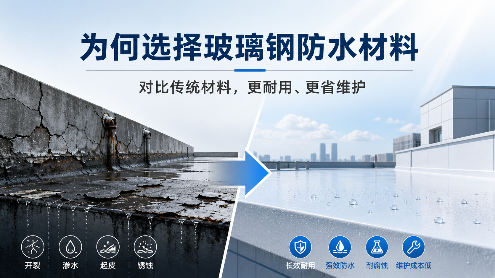 在定西，为何选择玻璃钢防水材料而非传统材料