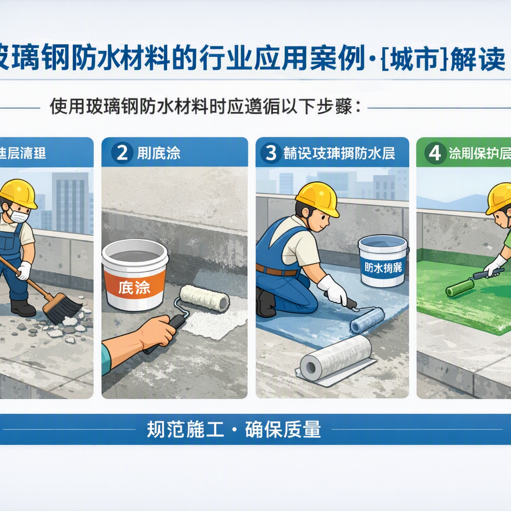 玻璃钢防水材料的行业应用案例,定西解读