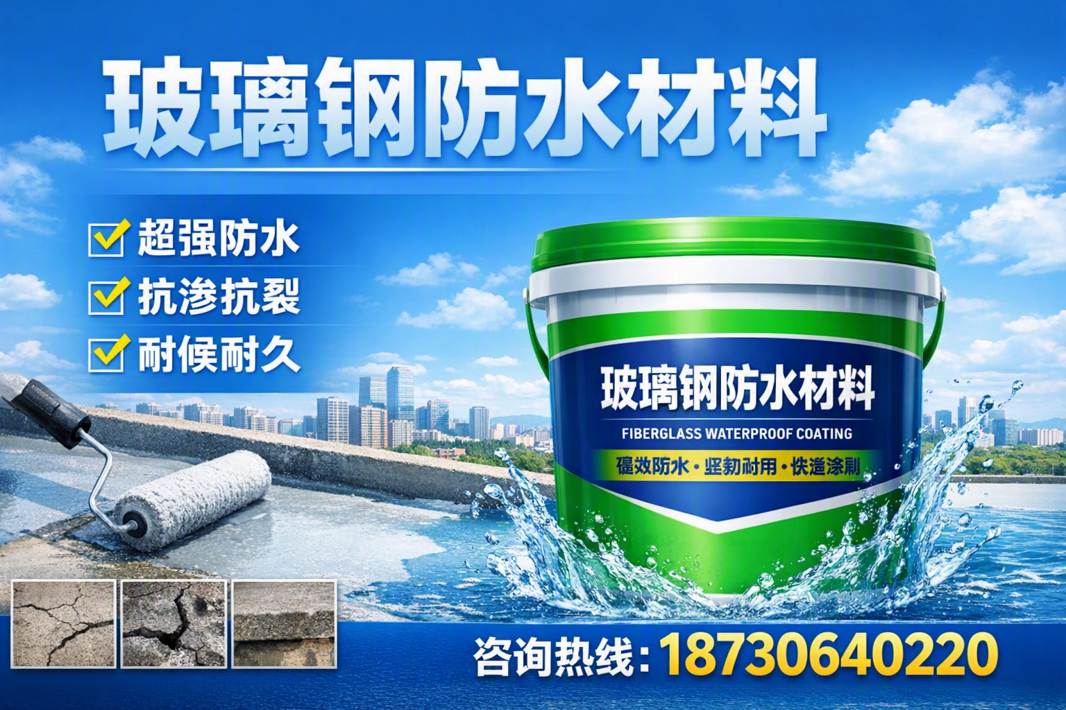如何选择适合的玻璃钢防水材料？定西 采购指南